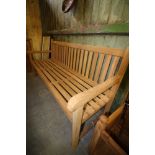 4 Seater Park Bench - solid teak