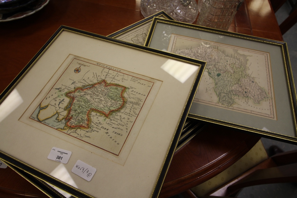 Early 19th C Westmorland Map & 5 other maps
