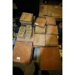 95 x Quarry Tiles & 22 Victorian Classical Design Tiles