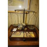 W&T Avery limited Chemist Scales with weights