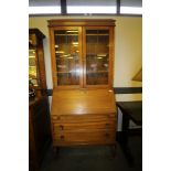 Oak bureau bookcase