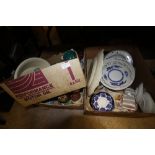 3 Boxes of Miscellaneous China, Glass etc