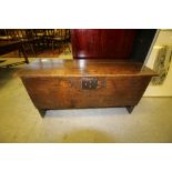 Small 18th Century Oak plank Coffer