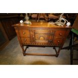 17th Century style oak cupboard