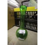 Green Glass Vase