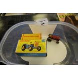 Matchbox 39 Ford tractor and Dublo Dinky 069 tractor and tractor with man