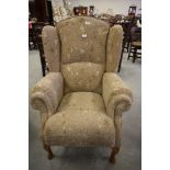 Wing back armchair