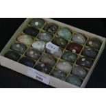 Box of polished stones