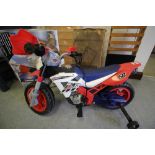 Electric child play motorbike with charger