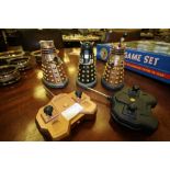 Three 1960s Dalek figures