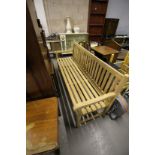 Park Bench - 4 Seater, solid teak