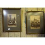 2 prints - Windsor Castle & St Stephens