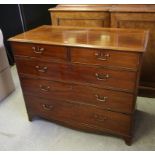 George III mahogany chest of drawers