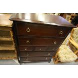Stag tall 7 drawer chest