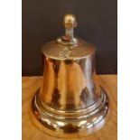 George VI Bronze Fire Bell, 25cm diameter x 26cm high