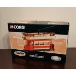 Corgi Tramway Classics model CC25201 Belfast City Tramways Double Deck Open Top Tram, boxed