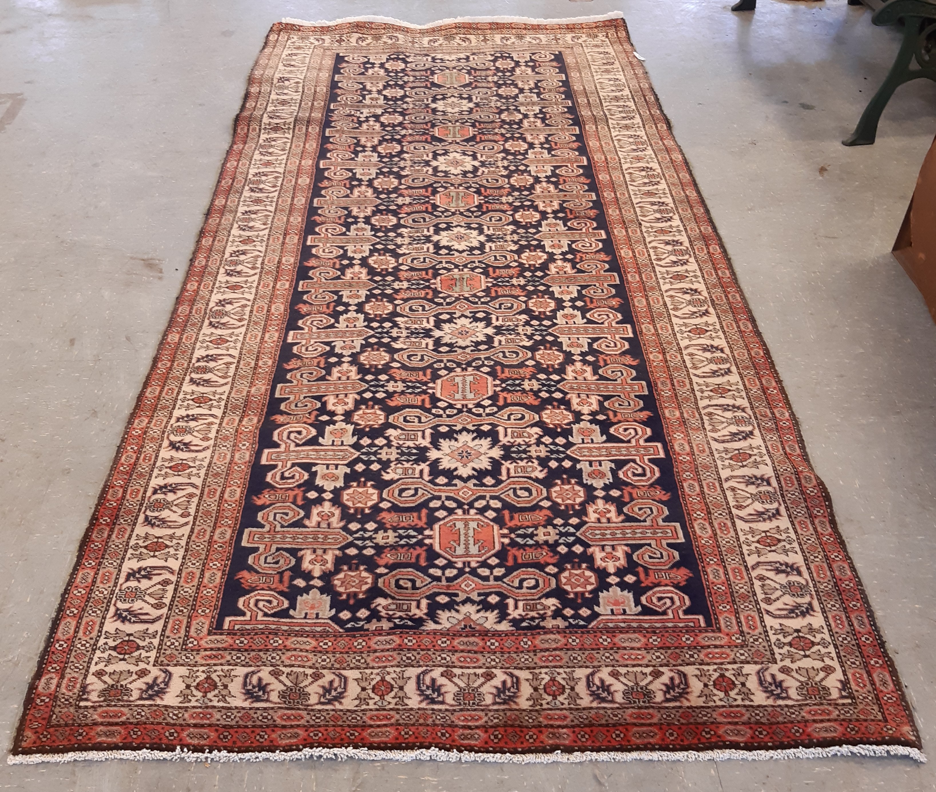 Anatolian style hand woven runner, 311cm x 144cm Note: free delivery available within 30 miles of