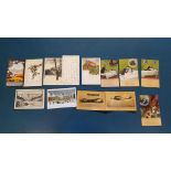 Set 18 Hitler's magazine and small quantity of postcards