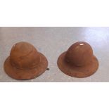 Two WW1 Tin Helmets