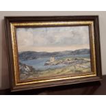 E.I. Bryce, oil painting, Macamish - Rathmullan, Co. Donegal, 14cm x 21cm, signed, framed