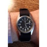 Gents Pulsar Military issue quartz wristwatch No. P02788/99, circa 1999, with date function,