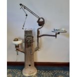 Mid Century Ritter Cuspidor dentist's combined workstation No D14008, 200cm high x 150cm wide,