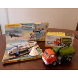 Dinky 451 Johnston Road Sweeper, excellent condition, boxed (box worn) and Dinky 724 Sea King