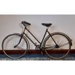 Vintage Raleigh 'Sports Model' bicycle, rusting and wear but no major damage