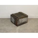 A vintage pine crate, stencilled for Blackstoner Co Ltd Stamford 31.5cm x 47cm x 42cm