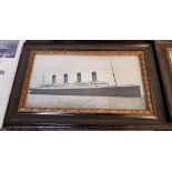 itanic Interest - Scratch built painted wooden model of Titanic