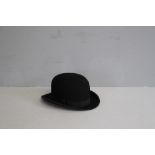 The Masbara Superfine bowler hat, size 7, some damage to inner band