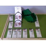 Eighteen Eco plant holders £5 RRP each, nine gardening scoops, ten soil PH testing tubes RRP £2.99