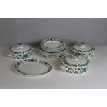 A quantity of MIdwinter 'Spanish Garden' by Jessie Tait, comprising seven plates, 6 side plates an