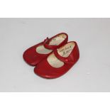 A vintage pair of childrens 'Hilprufe' shoes size 3