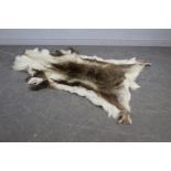 A Granberg Garvarias (Norway) Reindeer skin/fur rug 145cm x 114cm