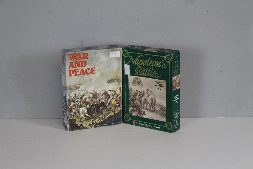 Two Avalon Hills Games Company board games 'War and Peace' & Napoleon's Battles, good used