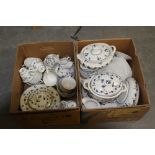 An extensive Royal Doulton 'Yorktown' pattern dinner/tea service