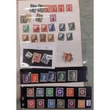 Quantity of Nazi stamps, mostly franked