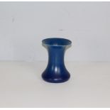 A Pilkingtons Royal Lancastrian vase, of flared cylindrical form with mottled blue glaze,