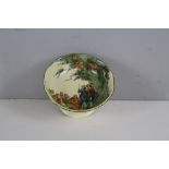 A Royal Doulton series ware 'The Greenwood Tree' footed bowl, printed marks to base 11cm x 21cm