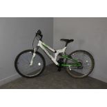 A Terrain Matterhorn full suspension mountain bike, 73cm to seat post used condition.