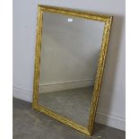 A large modern gilt framed mirror 101cm x 70cm minor marks, generally good.