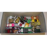 A small selection of model cars, Lesney, Matchbox, Dinky etc, play worn condition.