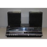 A GEC 'Soundeck' A5022 music system and a pair of GEC System S1610 speakers, appears to be in good