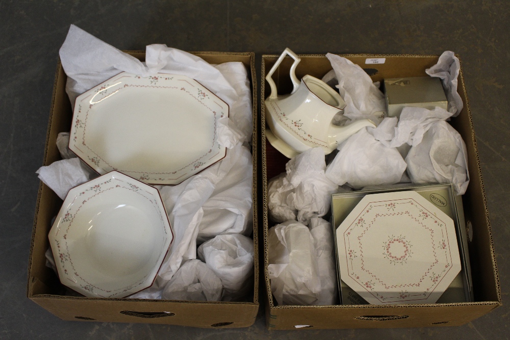 A Johnson Brothers 'Madison' pattern tea/dinner service, good condition.