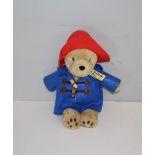 A small Paddinton Bear plush toy/teddy bear 30cm good condition.