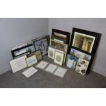 A large quantity of miscellaneous prints, pictures, embroideries and needlepoint pictures