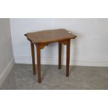 A mahogany occasional table, of Edwardian design 61cm x 61cm x 44cm minor marks and scratches.