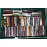 Approximately 120 CDs, varying artists and genres, Iggy Pop, Bob Marley, The Vibrators, Rush, some