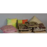 A selection of various scatter cushions, various patterns